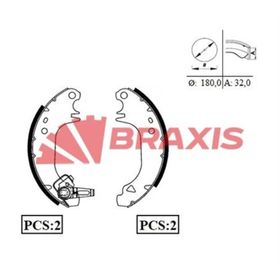 Braxis AC0017 Arka Fren Balatası