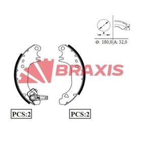Braxis AC0017 Arka Fren Balatası