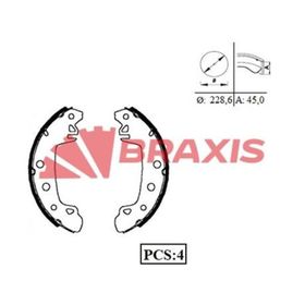 Braxis AC0018 Arka Fren Balatası