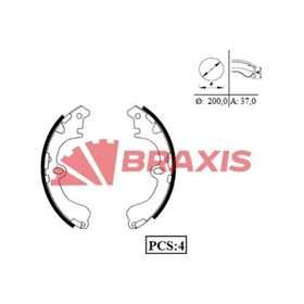 Braxis AC0024 Arka Fren Balatası