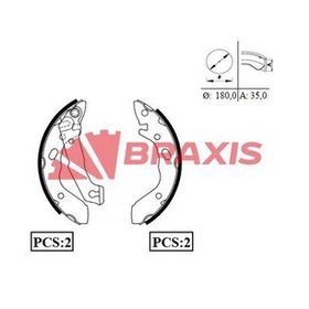 Braxis AC0032 Arka Fren Balatası