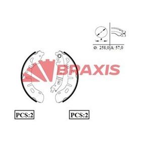 Braxis AC0074 Arka Fren Balatası