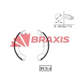 Braxis AC0091 Arka Fren Balatası
