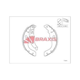 Braxis AC0111 Arka Fren Balatası