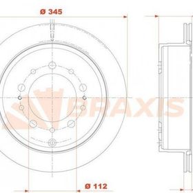 Braxis AE0890 Arka Fren Diski