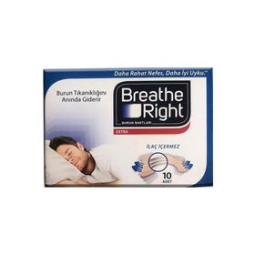 Breathe Right 6x10 Adet Extra Burun Bantları