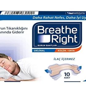 Breathe Right Küçük/Orta 6x10 Adet Burun Bandı