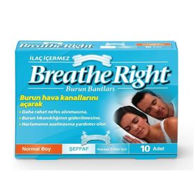 Breathe Right Medium 10 Adet Burun Bandı
