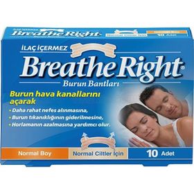 Breathe Right Normal Boy 10 Adet Burun Bandı