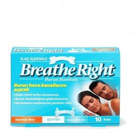 Breathe Right Normal Boy Şeffaf Burun Bandı