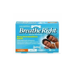 Breathe Right Normal Boy Şeffaf Burun Bandı