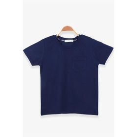 Breeze Basic Lacivert 4-8 Yaş Erkek Çocuk Tişört