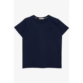 Breeze Basic Lacivert 4-8 Yaş Erkek Çocuk Tişört