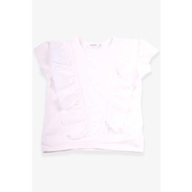 Breeze Ekru 1.5-5 Yaş Güpürlü Kız Çocuk T-shirt