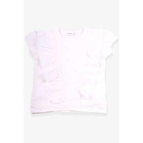 Breeze Ekru 1.5-5 Yaş Güpürlü Kız Çocuk T-shirt