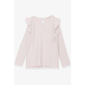 Breeze Krem 1.5-5 Yaş Fırfırlı Kız Çocuk Bluz