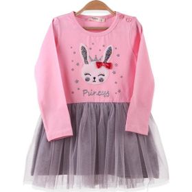 Breeze Pembe Tüllü 3 Yaş Kız Çocuk Elbise