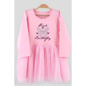 Breeze Pembe Tüllü 3 Yaş Kız Çocuk Elbise