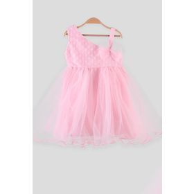 Breeze Pembe Tüllü 3 Yaş Kız Çocuk Elbise