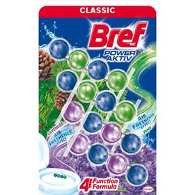 Bref Power Çam Lavanta Kokulu 4'lü Klozet Bloğu