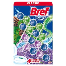 Bref Power Çam Lavanta Kokulu 4'lü Klozet Bloğu