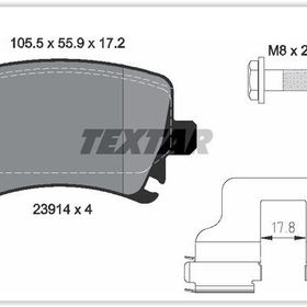 Brembo Passat CC Caddy Golf 5 Golf 6 Jetta A3-A6 Leon Octavia Superb 04 GDB1622 Arka Balata