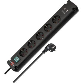 Brennenstuhl ‎1150660315 Siyah 3 mt 5 Soketli Usb Şarj Priz