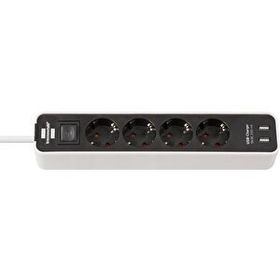 Brennenstuhl 2 X USB Hızlı Şarj Özellikli Beyaz 4 Soketli Priz