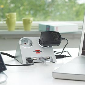 Brennenstuhl 4X USB 2.0 2.100 MAH 2'li Beyaz Masa Üstü Priz