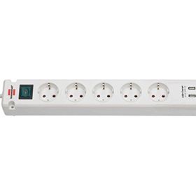 Brennenstuhl Bremounta 2x Usb Şarj 3 mt Beyaz 5 Soketli Priz