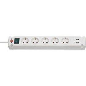 Brennenstuhl Bremounta 2x Usb Şarj 3 mt Beyaz 5 Soketli Priz