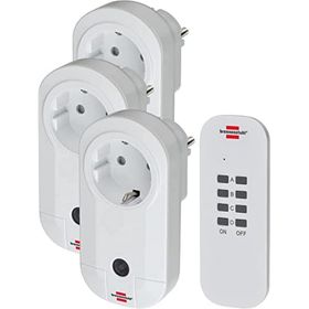 Brennenstuhl Comfort Line Uzaktan Kumandalı 3 Adet Tekli Priz