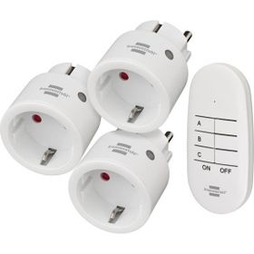 Brennenstuhl Comfort Line Uzaktan Kumandalı 3 Adet Tekli Priz