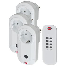 Brennenstuhl Comfort Line Uzaktan Kumandalı 3 Adet Tekli Priz