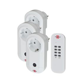 Brennenstuhl Comfort Line Uzaktan Kumandalı 3 Adet Tekli Priz