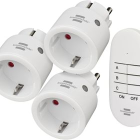 Brennenstuhl Comfort Line Uzaktan Kumandalı 3 Adet Tekli Priz