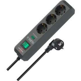 Brennenstuhl Eco Line Serisi 13.500A Akım Koruyucu 3 Soketli Priz