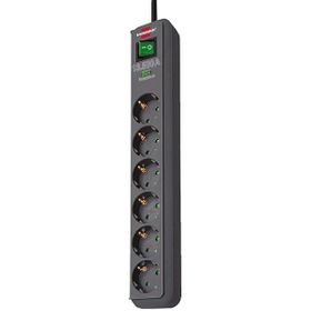 Brennenstuhl Eco Line Serisi 5 m 6 Soketli 13.500A Akım Koruyucu Priz