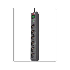 Brennenstuhl Eco Line Serisi 5 m 6 Soketli 13.500A Akım Koruyucu Priz