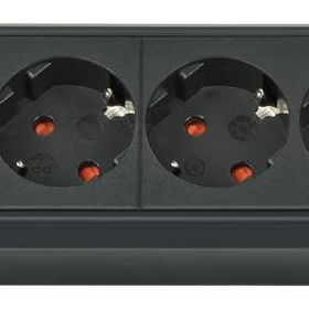 Brennenstuhl Estilo Mutfak ve Ofis Için Çelik Yüzeyli Köşeli 4 Soketli 2 USB 2 mt Uzatma Kablo