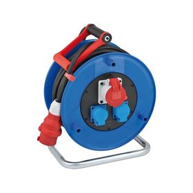 Brennenstuhl H07RN-F 5G2.5 Garant Serisi IP44 Lisanslı CEE 1+2 Soketli 320 mm 30 mt Makaralı Kablo