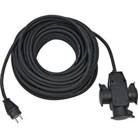 Brennenstuhl H07RN-F3G1.5 25 m IP44 Lisanslı Dış Mekan 3 Soketli Uzatma Priz