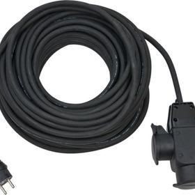 Brennenstuhl H07RN-F3G1,5 25 m IP44 Lisanslı Dış Mekan 3 Soketli Uzatma Priz