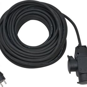 Brennenstuhl H07RN-F3G1,5 25 m IP44 Lisanslı Dış Mekan 3 Soketli Uzatma Priz