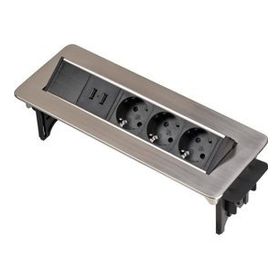 Brennenstuhl Ofis ve Mutfak Masasına Ayarlanabilir USB 3 Soketli Priz