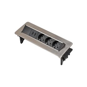 Brennenstuhl Ofis ve Mutfak Masasına Ayarlanabilir USB 3 Soketli Priz