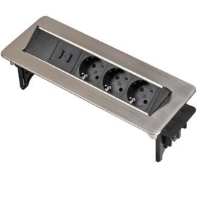 Brennenstuhl Ofis ve Mutfak Masasına Ayarlanabilir USB 3 Soketli Priz