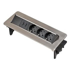 Brennenstuhl Ofis ve Mutfak Masasına Ayarlanabilir USB 3 Soketli Priz