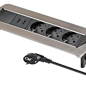 Brennenstuhl Ofis ve Mutfak Masasına Ayarlanabilir USB 3 Soketli Priz