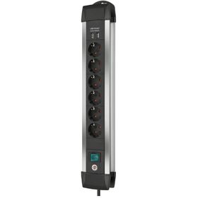 Brennenstuhl Premium Alu-line Serisi 6 Soketli 2 USB 3 m Uzatma Priz